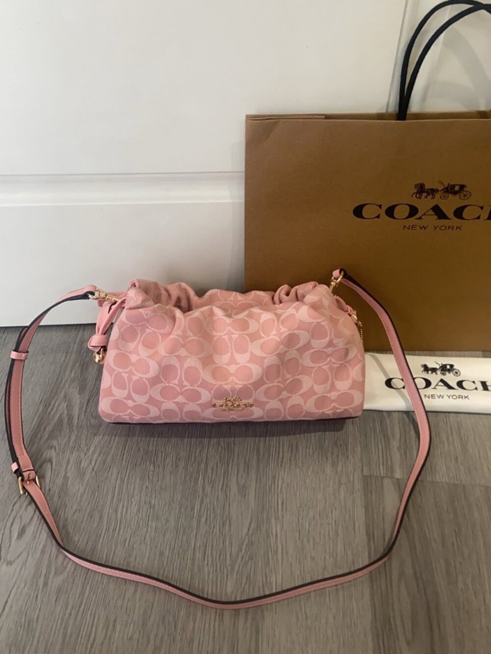 Coach Cloud Bag Crossbody Bag with Double Straps - Picture 8 of 9